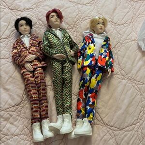 BTS Doll Set lot of 3